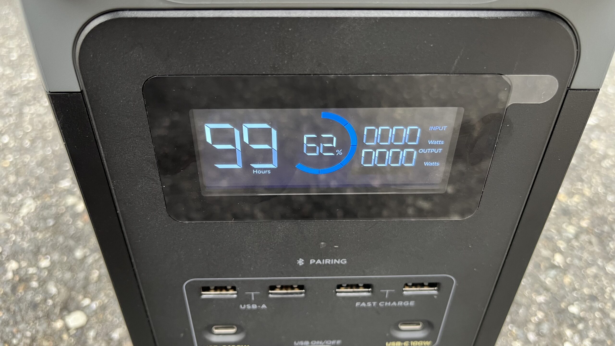 EcoFlow DELTA 2 液晶パネルアップ