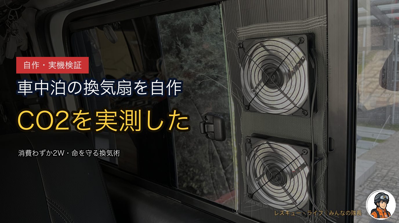 自作換気扇と電源の全景